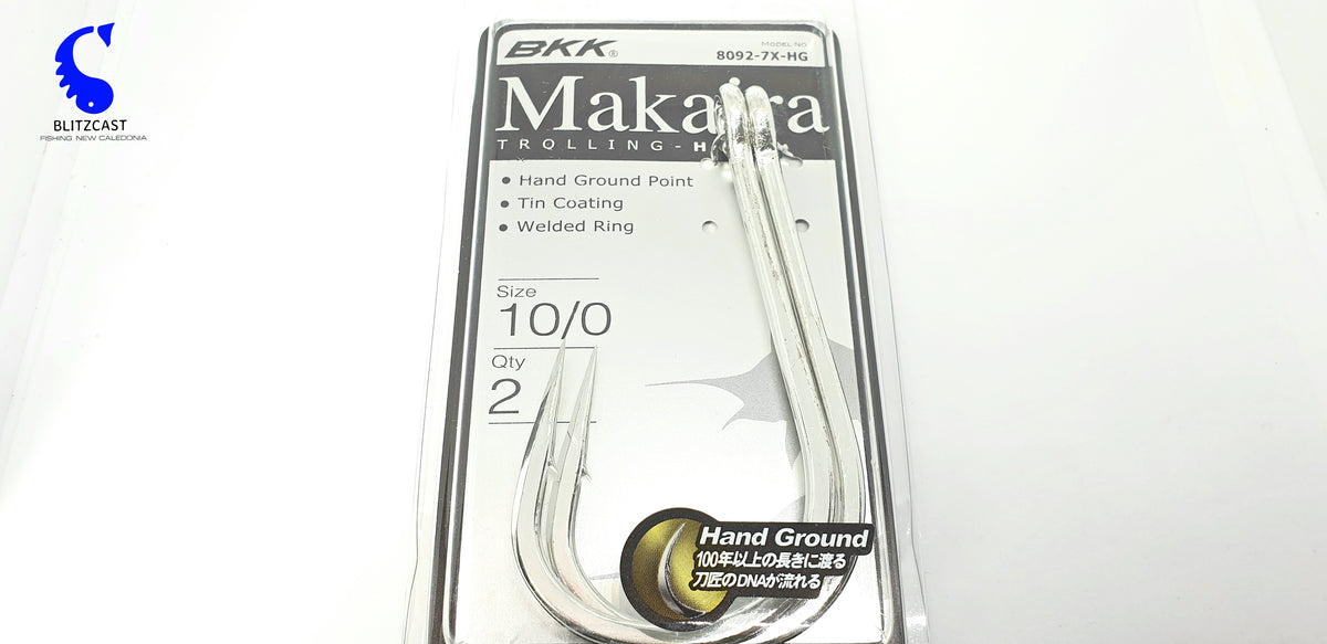 BKK Saltwater Hand Ground Heavy Duty Trolling Hook MAKAIRA HD